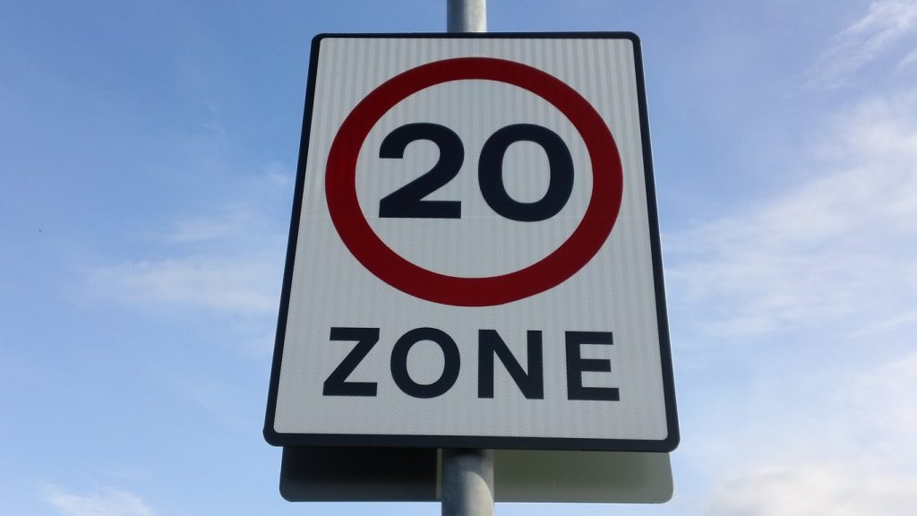 Urban Speed Limit of 20mph