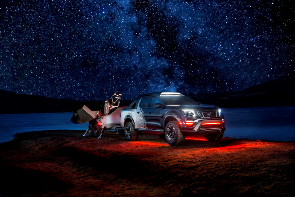Nissan has transformed a pick-up truck into a world class mobile SPACE OBSERVATORY