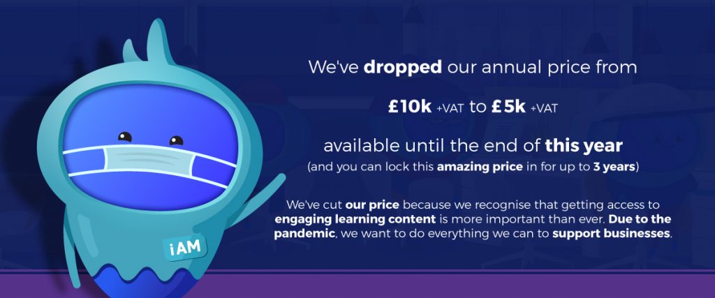 Supporting Learning in Business – iAM Learning announce a 50% price drop on learning library