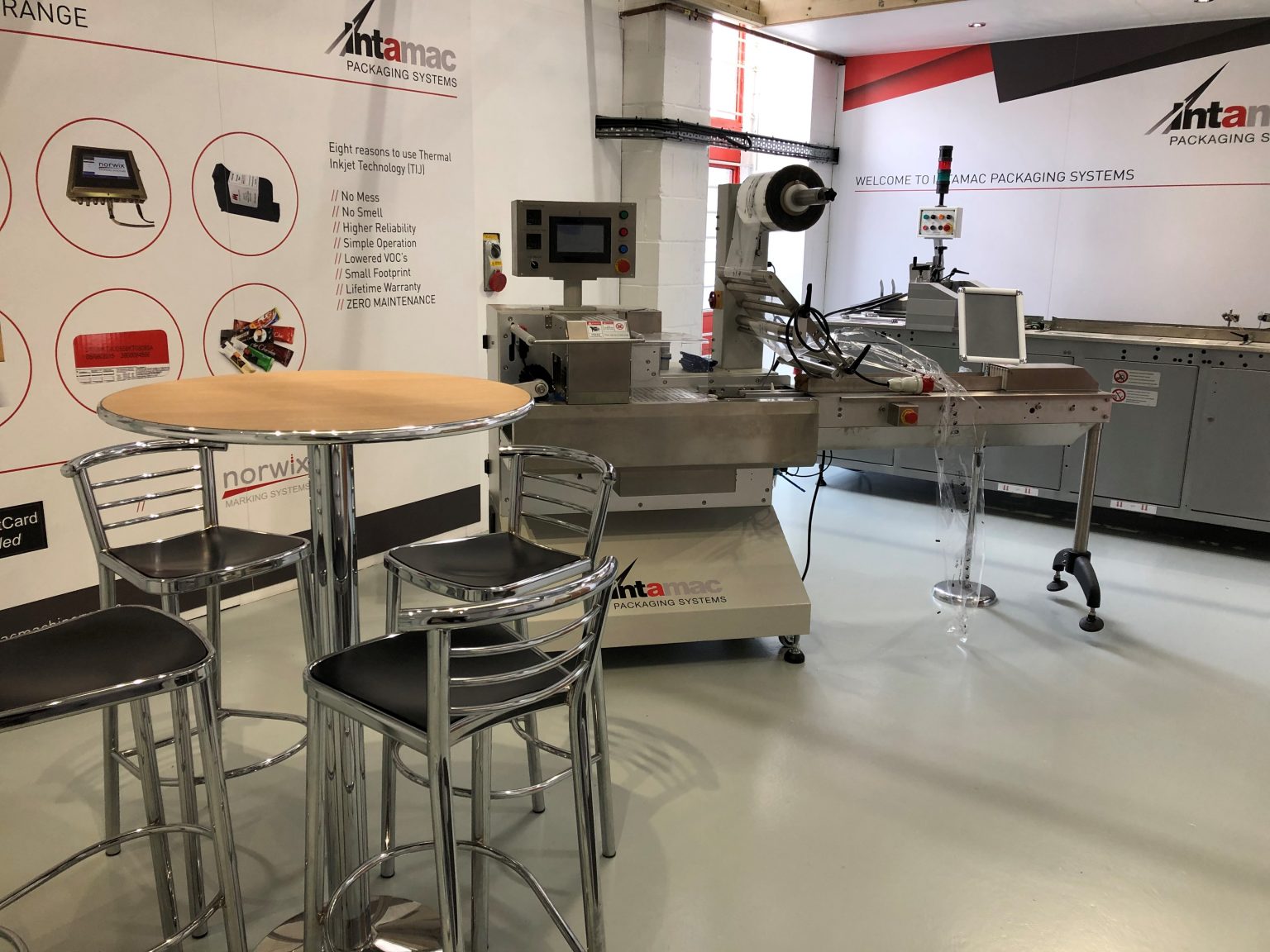 Packaging machinery manufacturer announces new machinery showroom