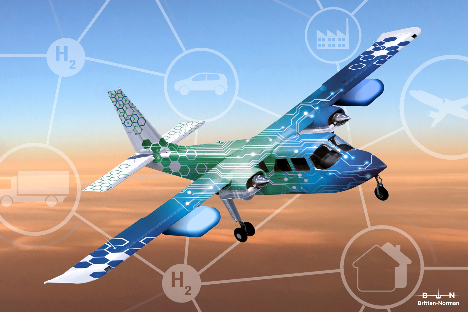 Cranfield Aerospace Solutions and Britten-Norman work with Isles of Scilly Steamship Group to deliver zero-carbon technology to the islands