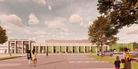 an artist’s impressions of the design at Pilgrim Hospital, Boston emergency department