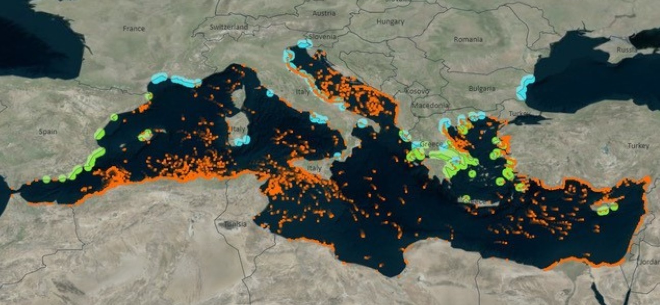 Sea Clearly visualises how small plastic particles from riverine sources spread in the vicinity of aquaculture farms in the Mediterranean sea