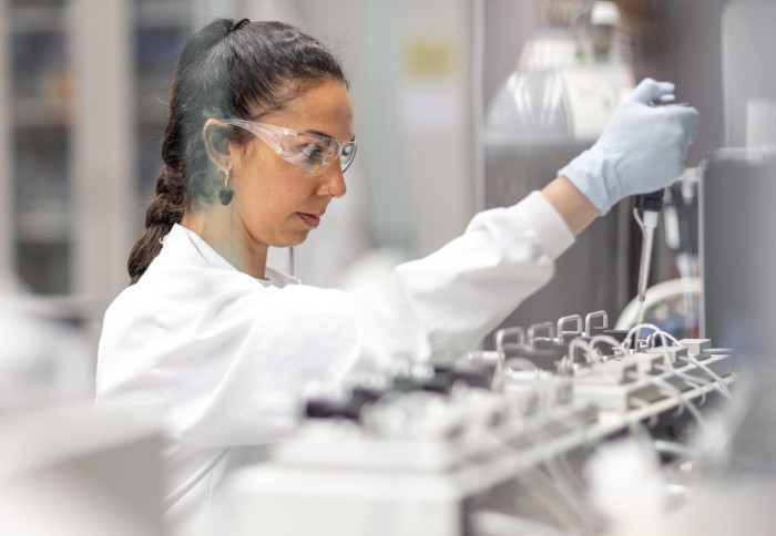Scientist in lab