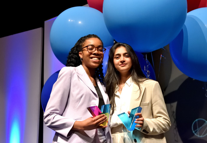 Shefali and Debra from team DotPlot