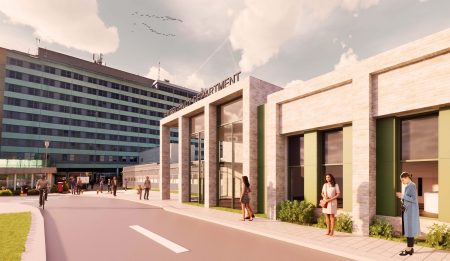 Designs for the new emergency department