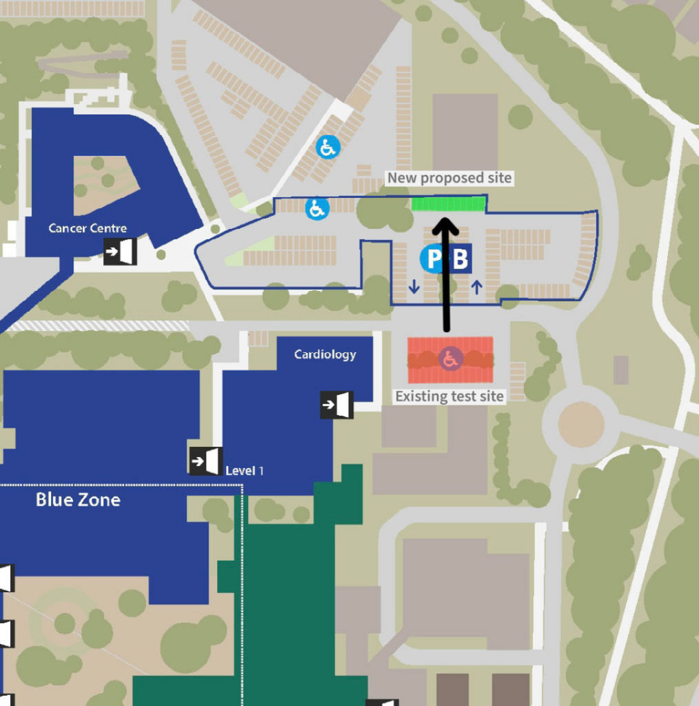 Milton Keynes Hospital Map Covid-19 Test Pod Relocation - Milton Keynes University Hospital - News  Anyway