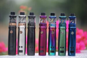 a selection of electronic cigerettes or vapes