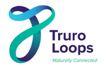 Truro Loops logo - text reads Truro Loops Naturally Connected
