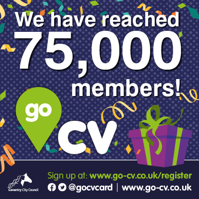 Go cv we have reached 75 000 members