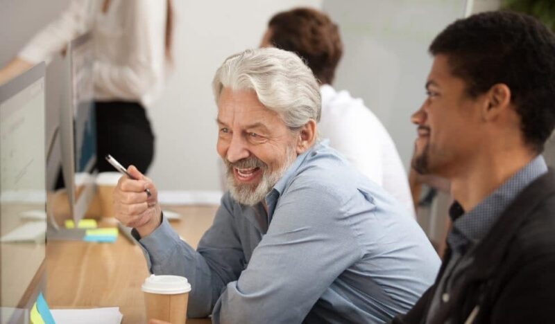 People undertaking training