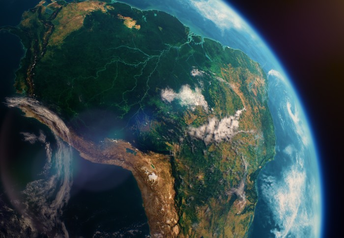 Brazil from space