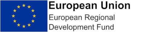 ERDF logo - text reads European Union European Regional Development Fund