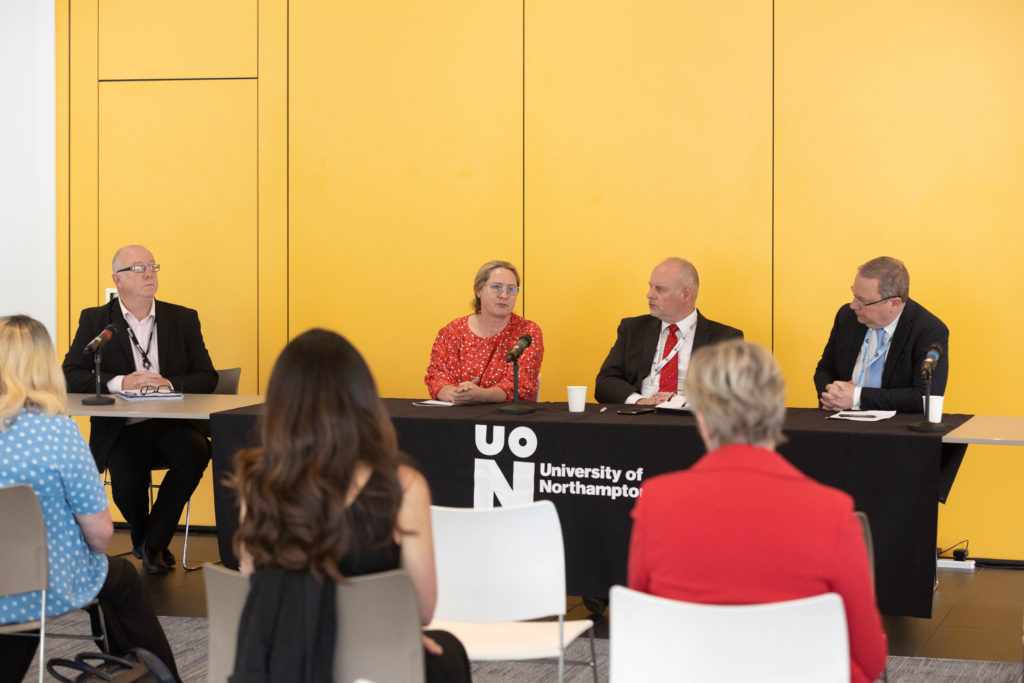 Social Work Teaching Partnership launch top table