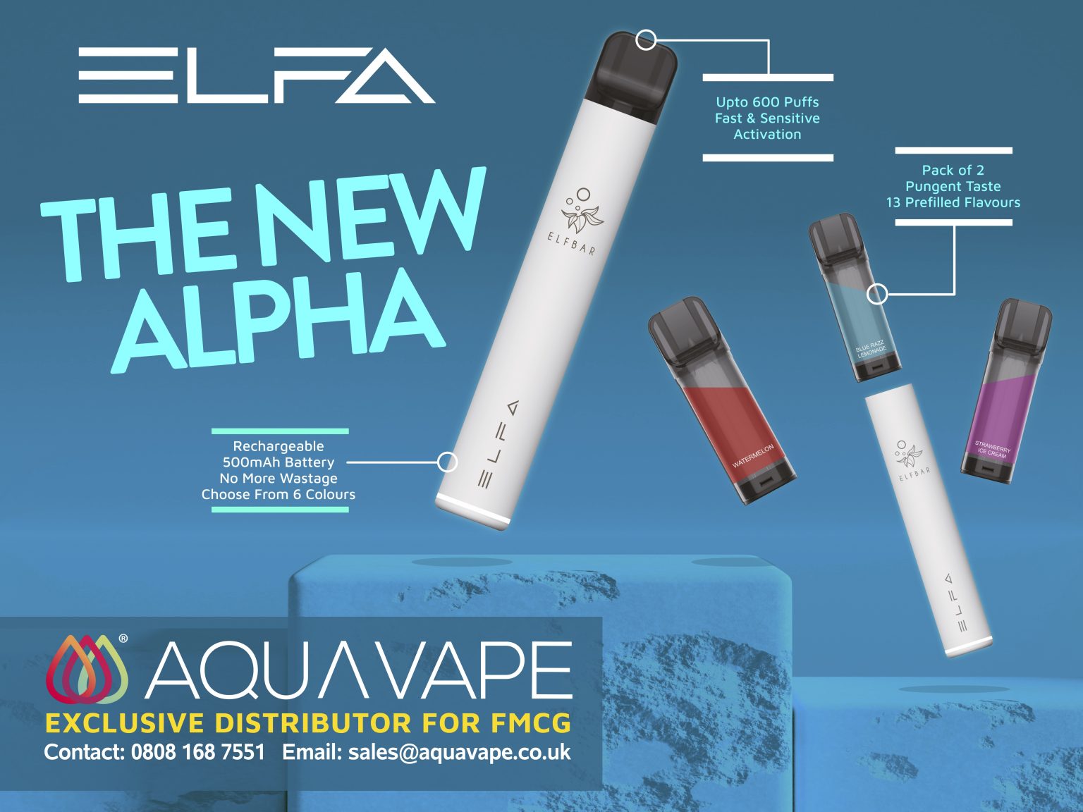 Aquavape named as exclusive FMCG distributer for Elf Bars latest launch