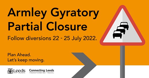 Armely Gyratory disruption postcard
