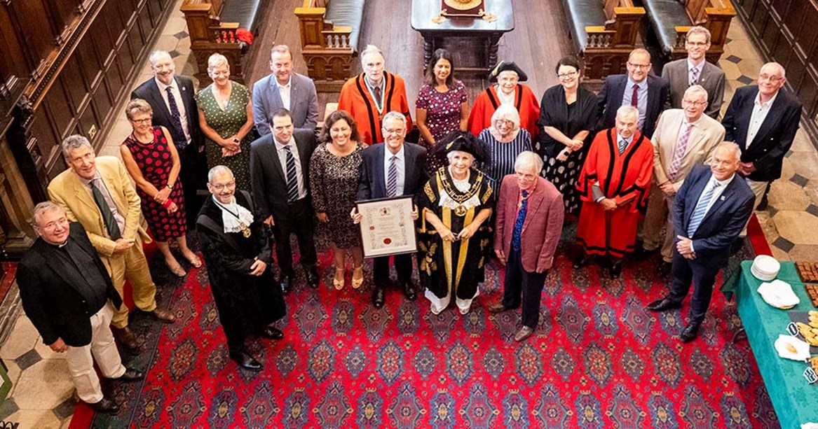 Former Council chief executive awarded freedom of the City of Exeter