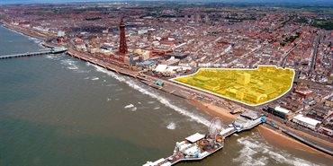 Blackpool Central - Aerial shot