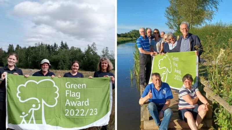 Green Flag Awards at Stover and the Grand Western Canal Country Park