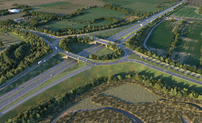 M5 Junction 10 Roundabout Visualisation