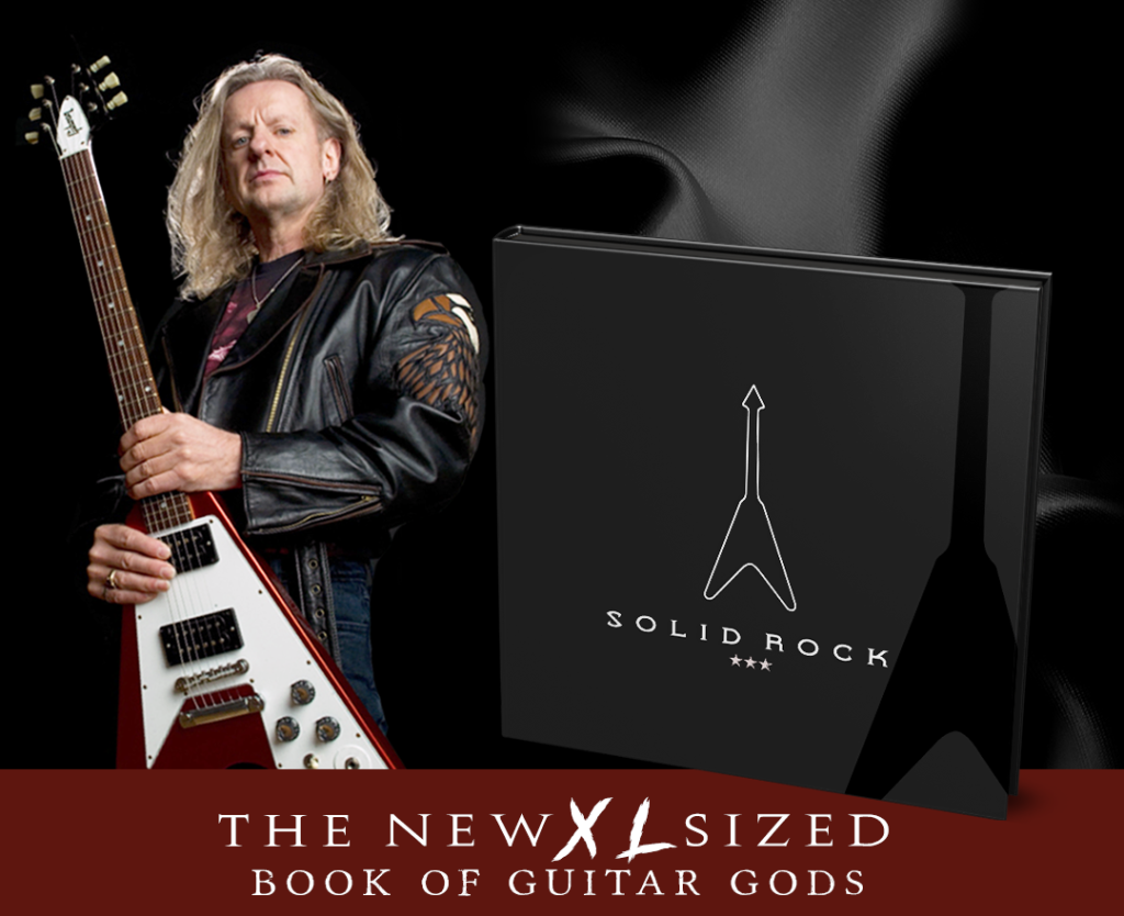 The book of guitar gods, presented by K.K. Downing