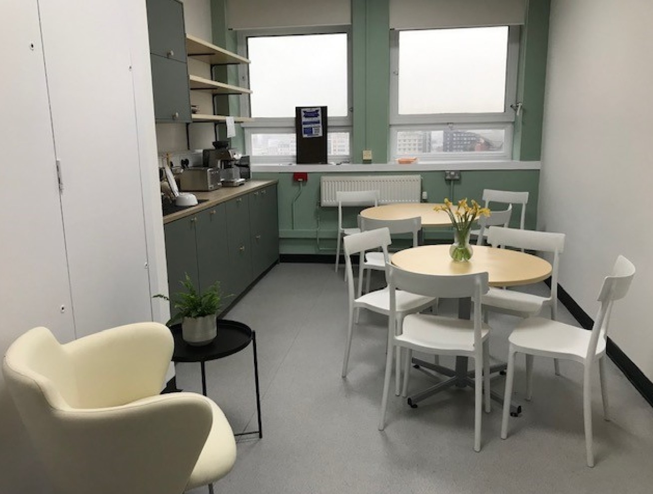 Common spaces in Charing Cross Hospital