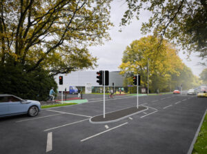 Artist impression of Cobham Junction