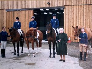 Her Majesty The Queen opening the Equine centre at Merrist Wood