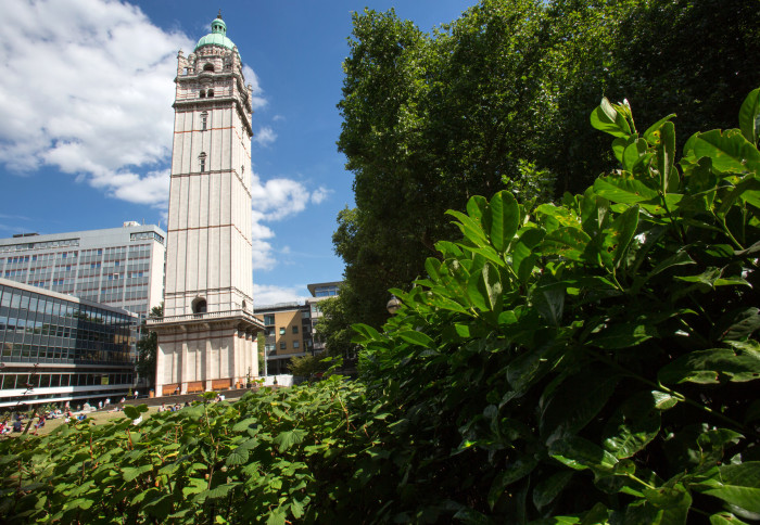 View of the South Kensington Campus with the Queen's Tower