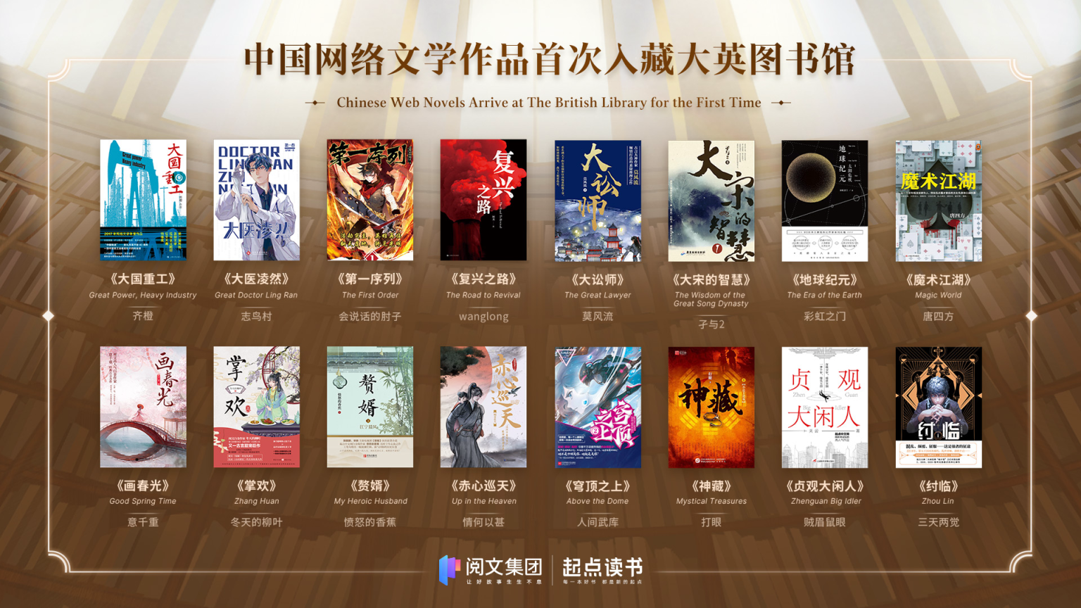 Chinese Web Novels Arrive at the British Library for the First Time The 16 Pieces Were Originally Serialized on China Literature’s Qidian Website