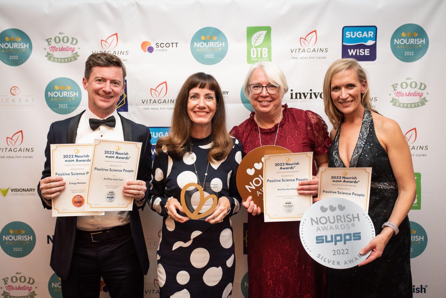 Positive Science People’s supplements win critical acclaim at Nourish Awards