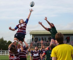 Photo of a women's Rugby match taken by Izzy Poles