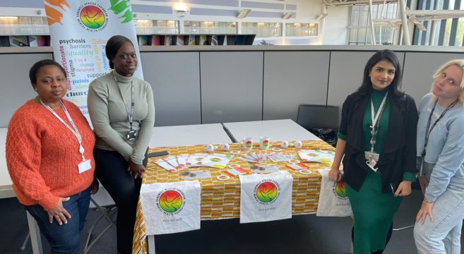 Students at a Mental Health event