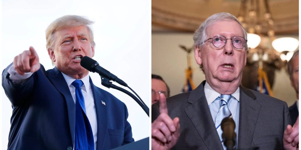 Trump Presses Political Allies to Blame McConnell For Midterms: CNN