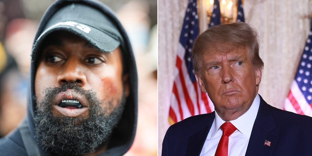 Kanye West Says Trump Screamed at Him Over a Potential 2024 Run