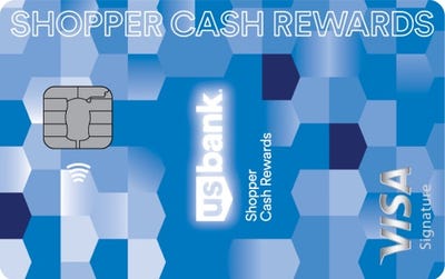 US Bank U.S. Bank Shopper Cash Rewards™ Visa Signature® Card