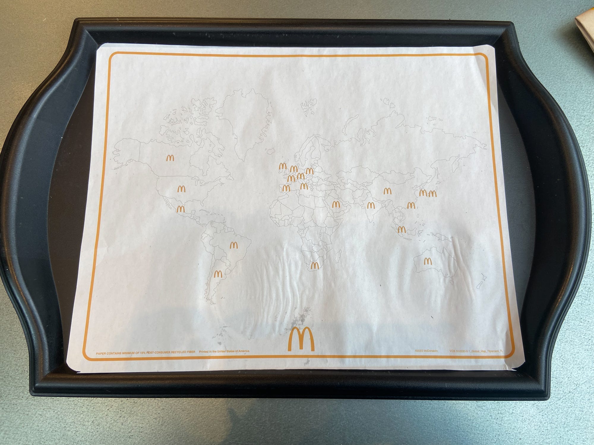 McDonald's Global Menu Restaurant