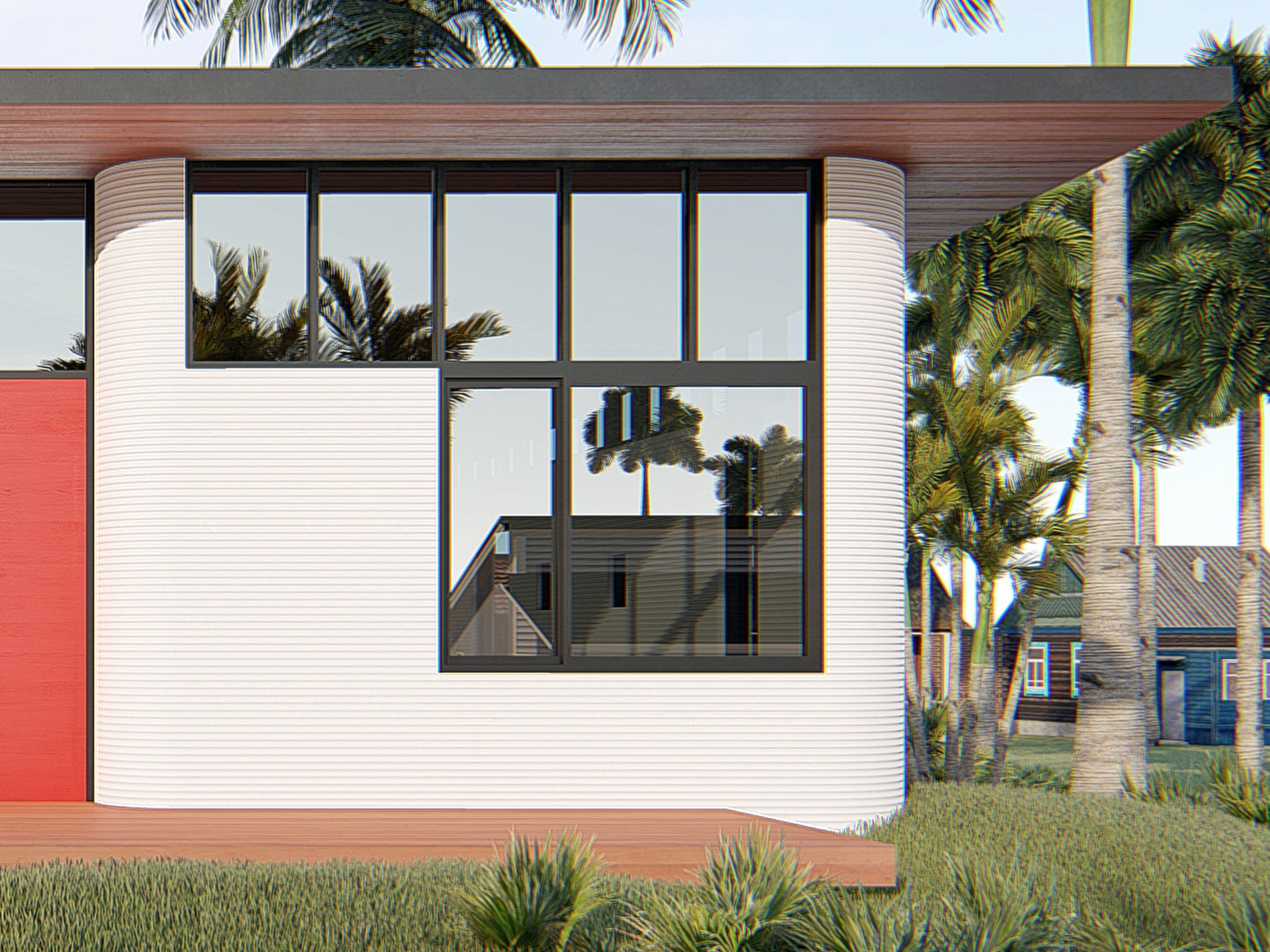 CPH-3D printed home rendering.