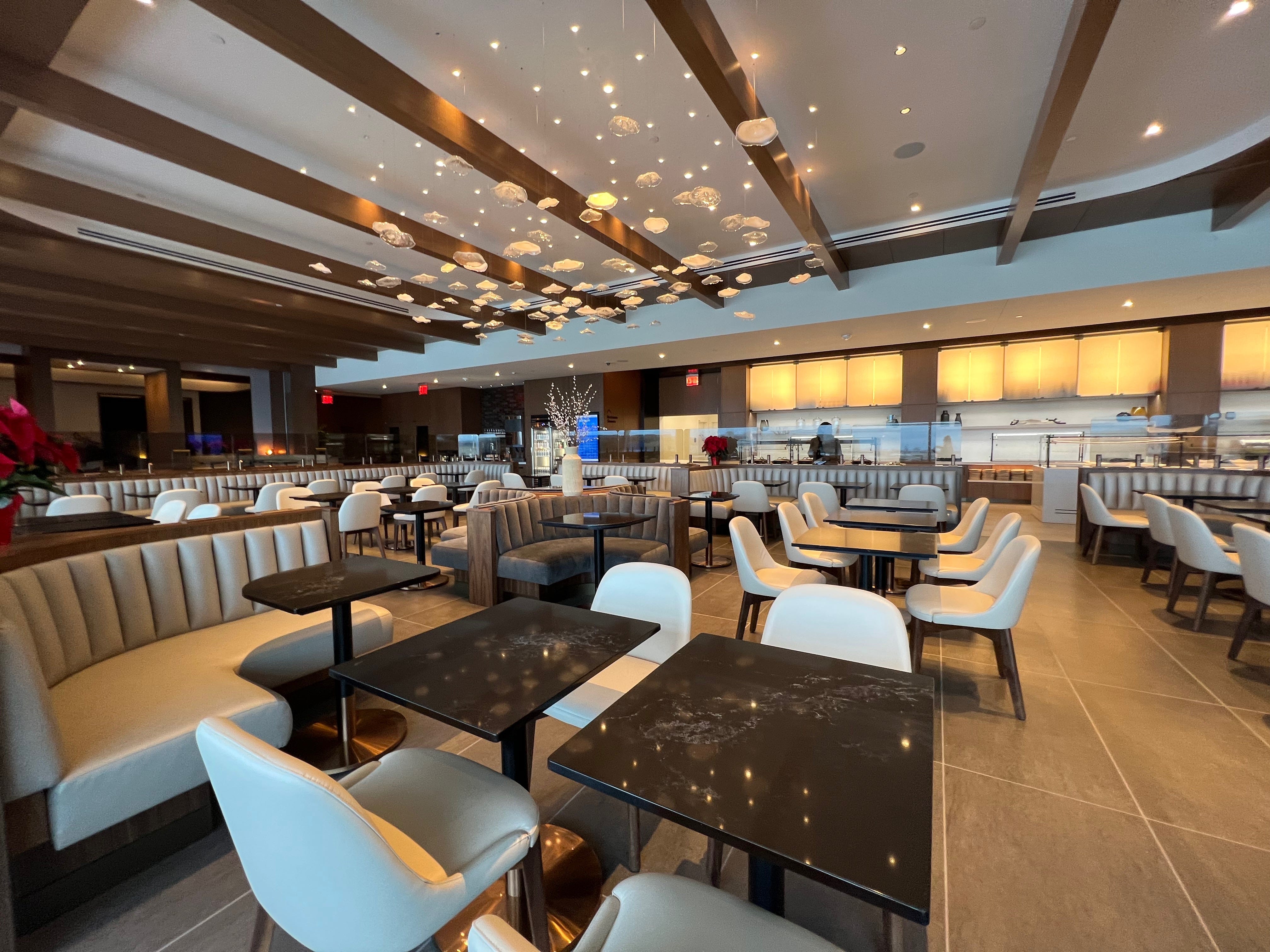 American and British Airways' co-branded Soho Lounge.