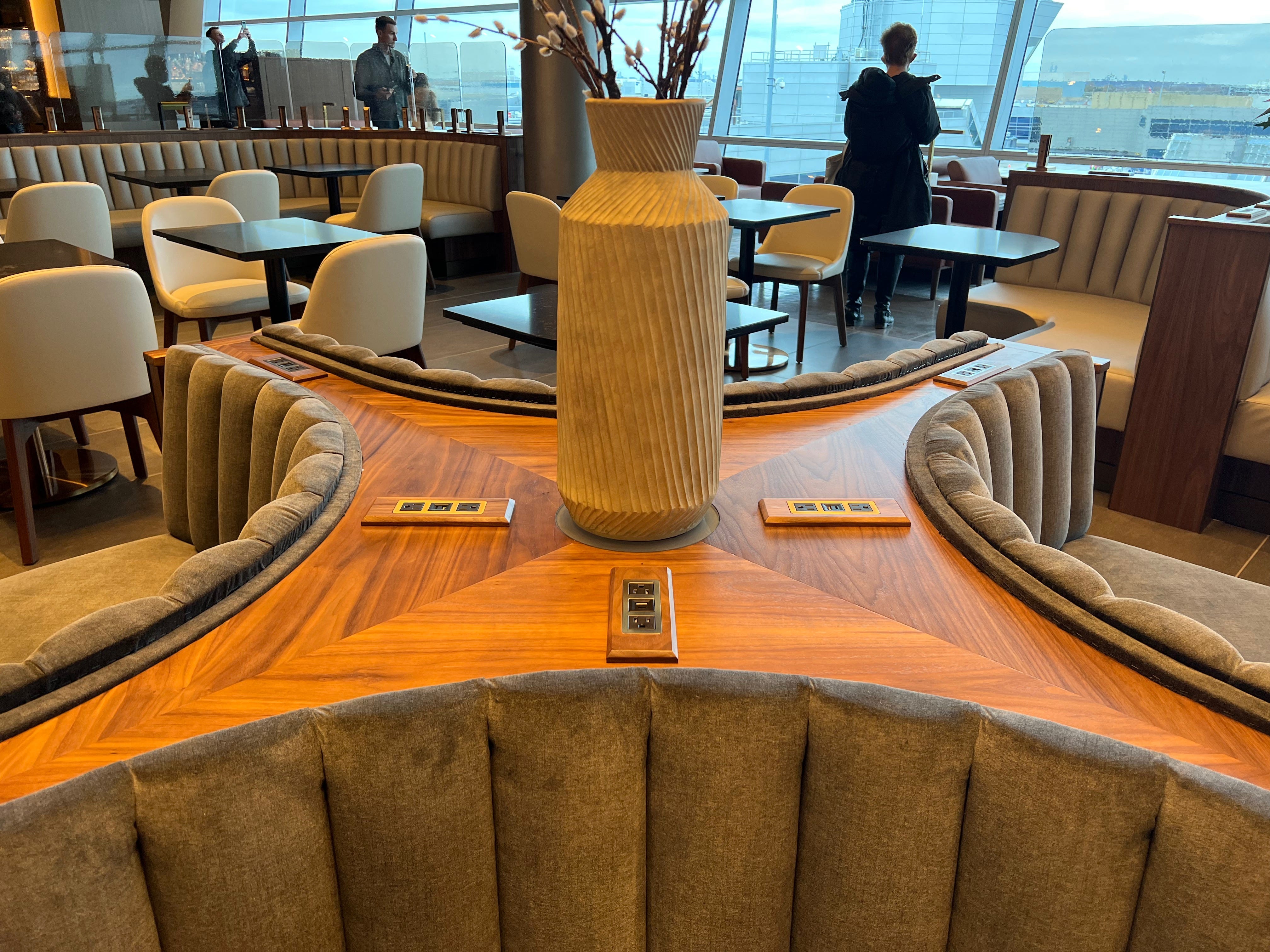 American and British Airways' co-branded Soho Lounge.
