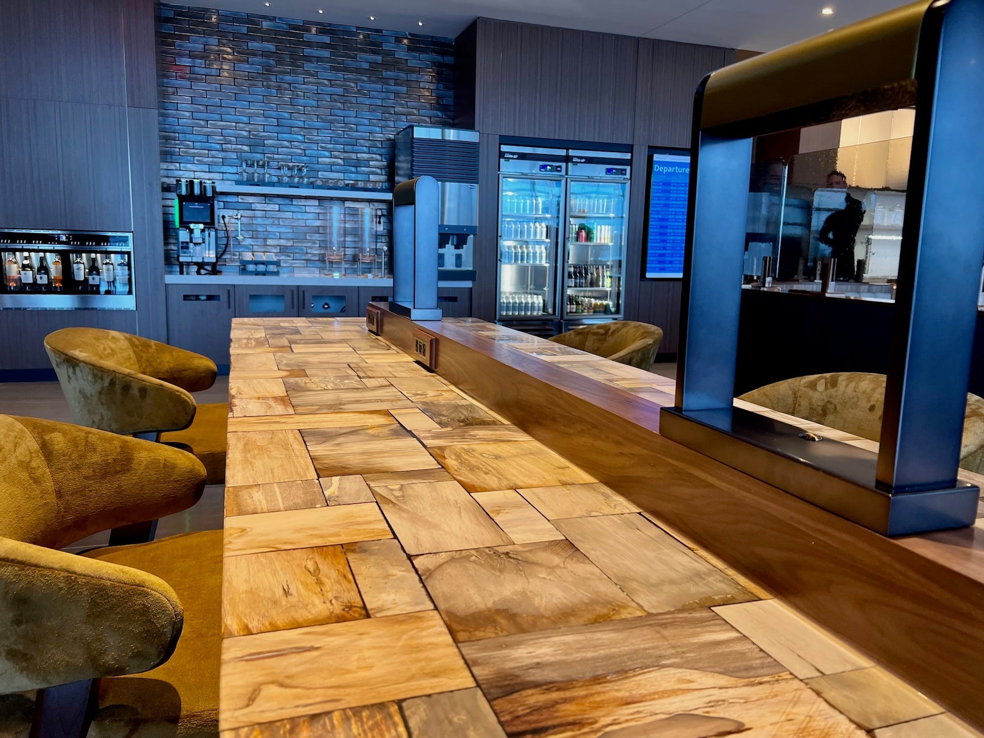 American and British Airways' co-branded Soho Lounge.