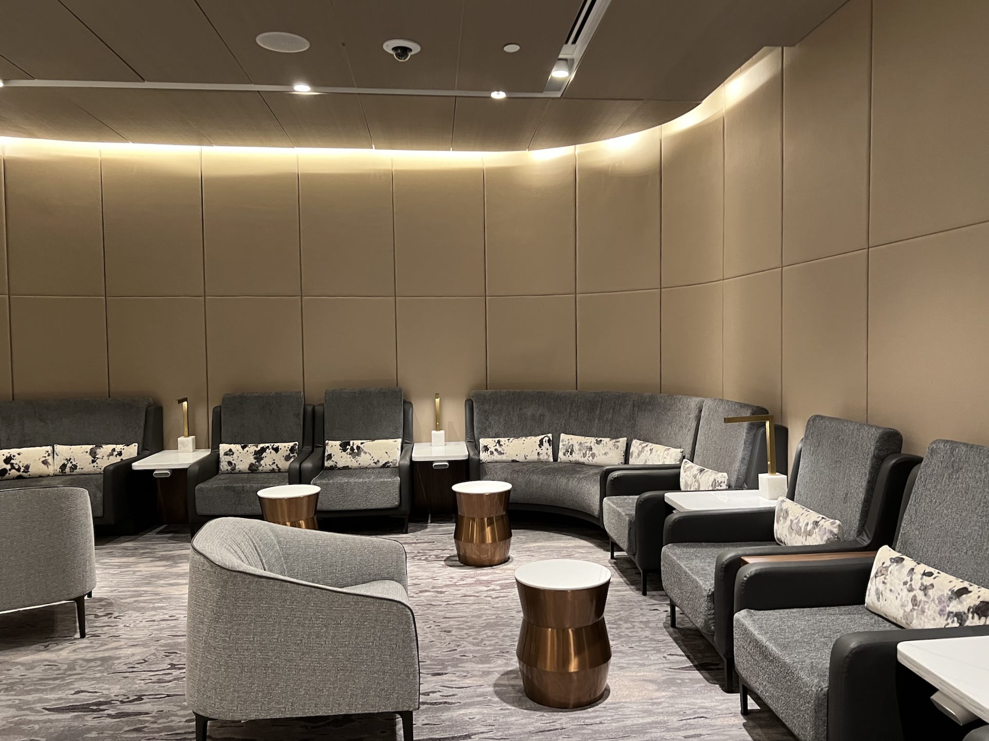 American and British Airways' co-branded Soho Lounge.