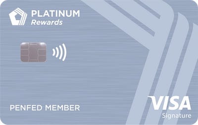 PenFed Credit Union PenFed Platinum Rewards Visa Signature® Card