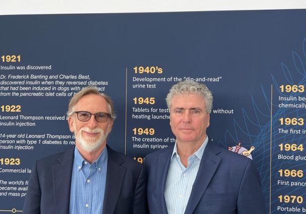 On the left is Dr. Mark Berger, Chief Medical Officer & Thomas Gallagher, Esq, Senior Vice President