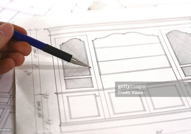 CAroenter designing custom cabinets