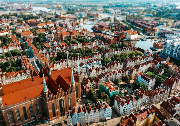 aerial view of city buildings during daytime