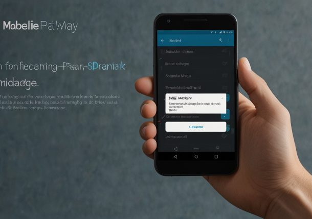 A conceptual illustration of a smartphone displaying a blank HTML page, with a lock icon symbolizing AppBlock’s restriction feature and a digital file path in the background representing the FileProvider content URI.