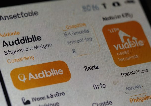 A smartphone screen displays the Audible app’s subscription settings, with the "Cancel Membership" button prominently highlighted in a clean, modern interface.