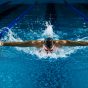 man doing butterfly stroke