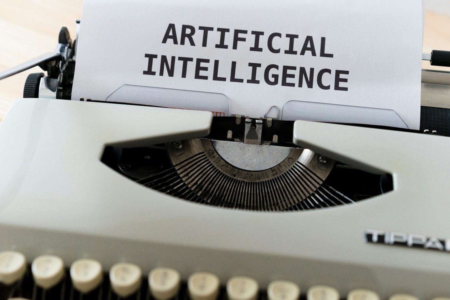 How AI will affect consultancies in 2026 white and black typewriter with white printer paper